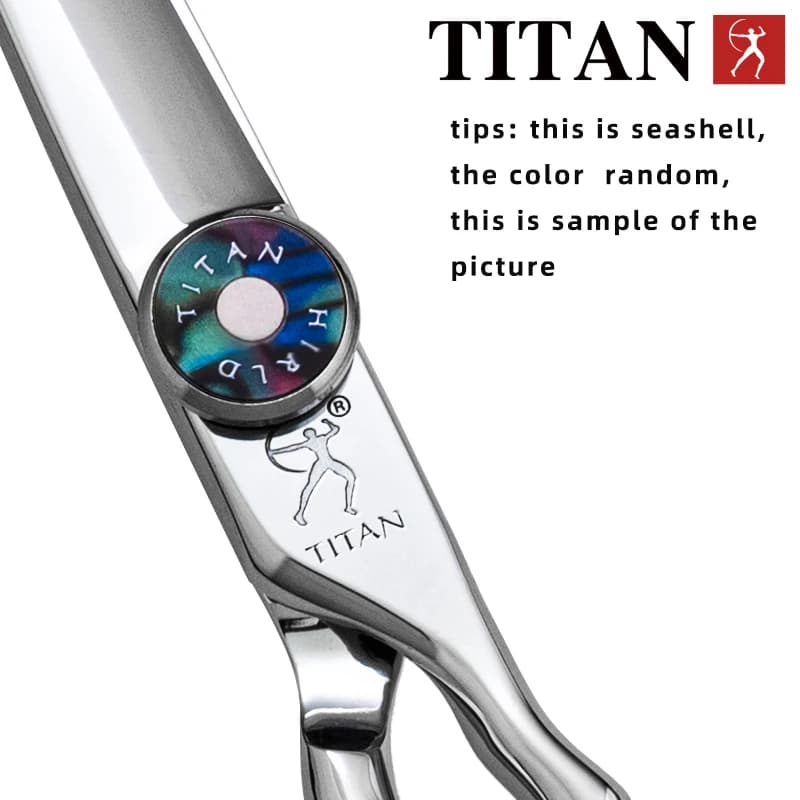 TITAN ciseaux de coiffeur professionnels coiffure coupe amincissement cisaillement salon outil de ch