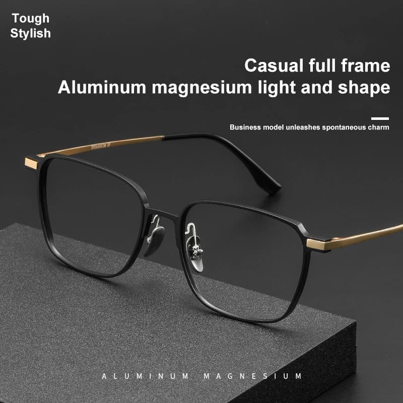VICKY – lunettes d'ordinateur classiques Anti-lumière bleue pour hommes, jambes en aluminium et tita