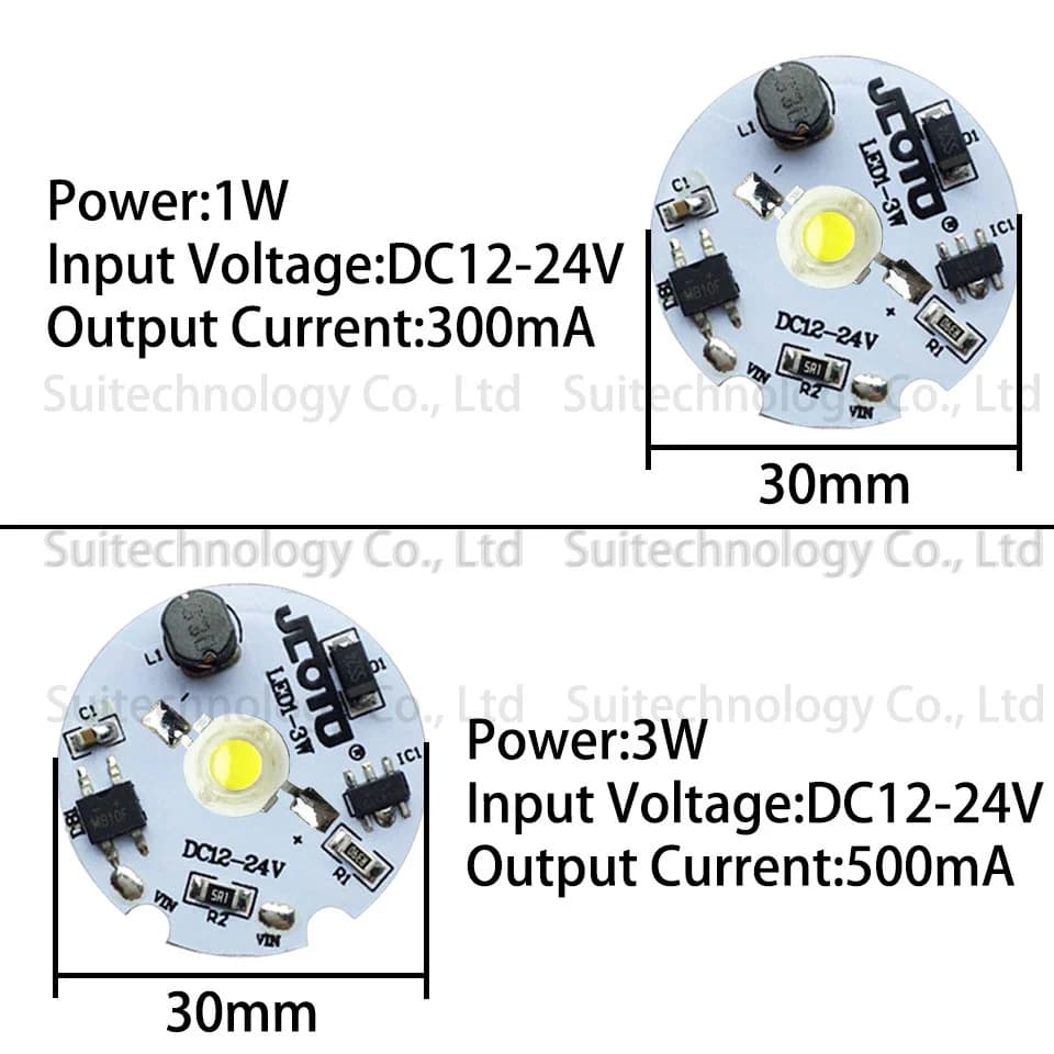 Circuit imprimé d'alimentation à courant constant, perles de lampe LED, pilote blanc et bleu, batter