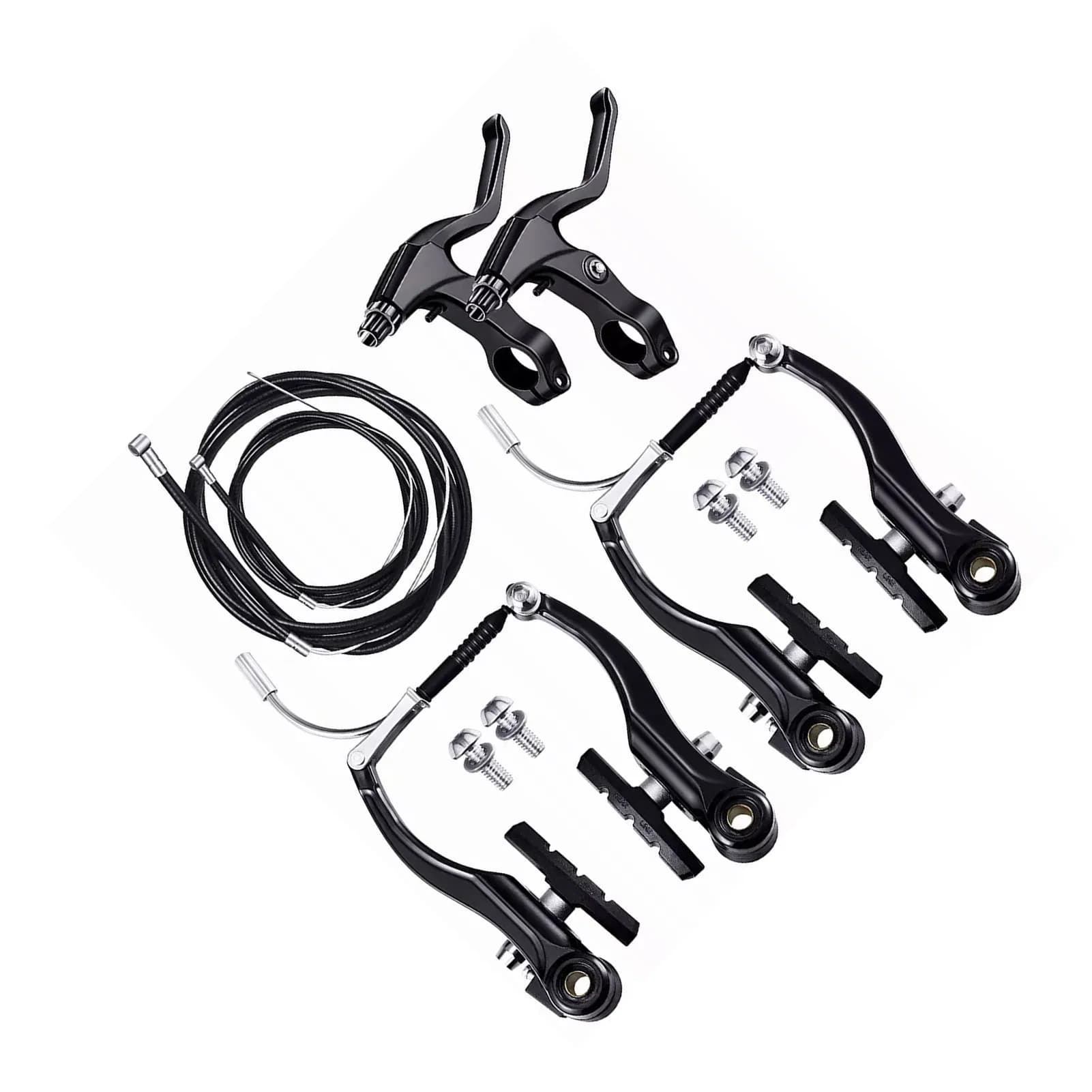 Ensemble de freins avant et arrière en V pour VTT, en alliage d'aluminium, accessoires d'équitation 