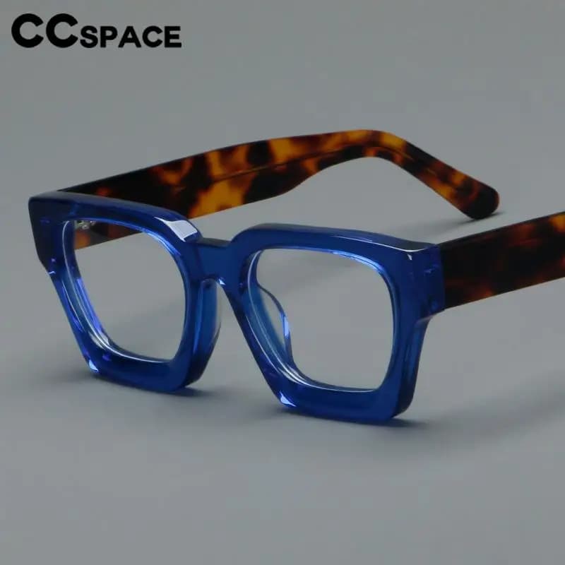 Lunettes optiques carrées en acétate pour femmes, montures de Prescription universelles Vintage, ten