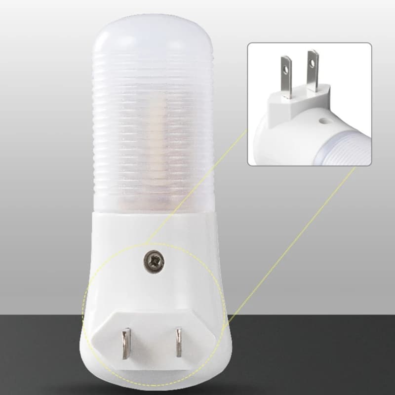 Prise ue/US veilleuses LED veilleuse bouton poussoir interrupteur chambre lampe de chevet chambre de