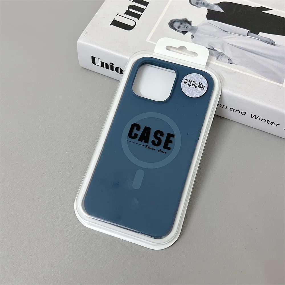 Coque de téléphone en silicone liquide officielle identique à l'original pour iPhone 16 15 14 13 12 