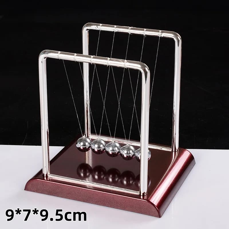 Boule d'équilibre pendule Newton à mouvement perpétuel rotatif, 24.5cm, 9,65 pouces, 11cm, 4,33 pouc