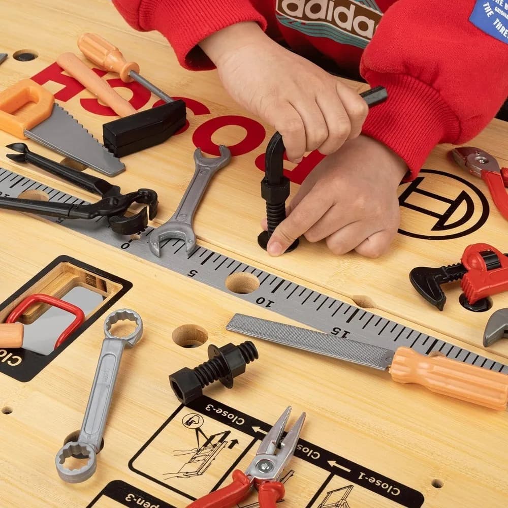 Jouets pour enfants, ensemble d'outils de réparation de Simulation pour garçon, outils d'entretien e
