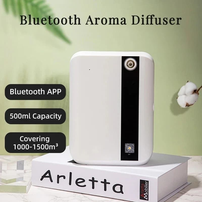 Diffuseur d'huiles essentielles pour la maison, 1000 sanglantes m ³, Bluetooth, Hylique, parfum d'am