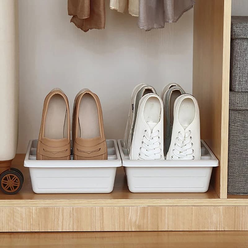 Pantoufles économiques verticales de style nordique moderne simple, espace T1, armoire à chaussures 