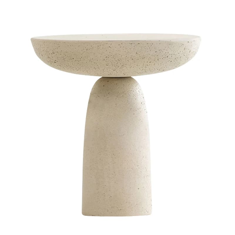 Table d'appoint ronde de style champignon nordique, combinaison de tables basses japonaises Wine-sab