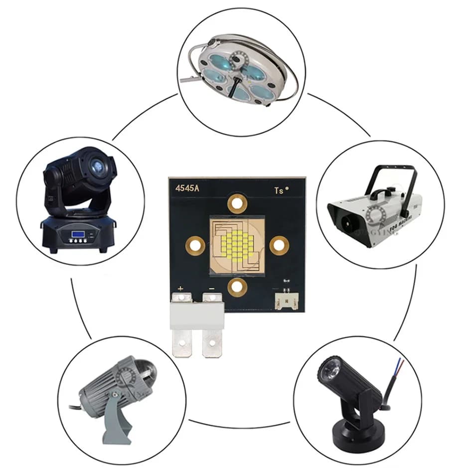 Source de lumière de scène à puce LED haute puissance 20W 40W 60W 90W 120W 150W 200W 300W 400W 3V 5V