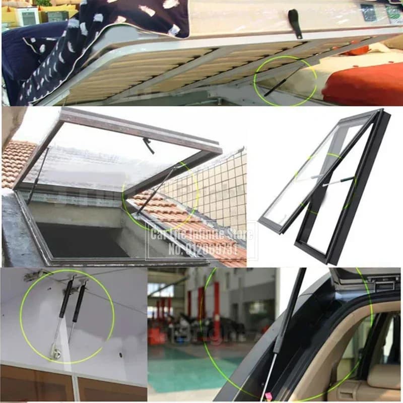 2 pièces 400N 300-600mm voiture entretoises à gaz capot capot coffre hayon choc ascenseur jambe de f
