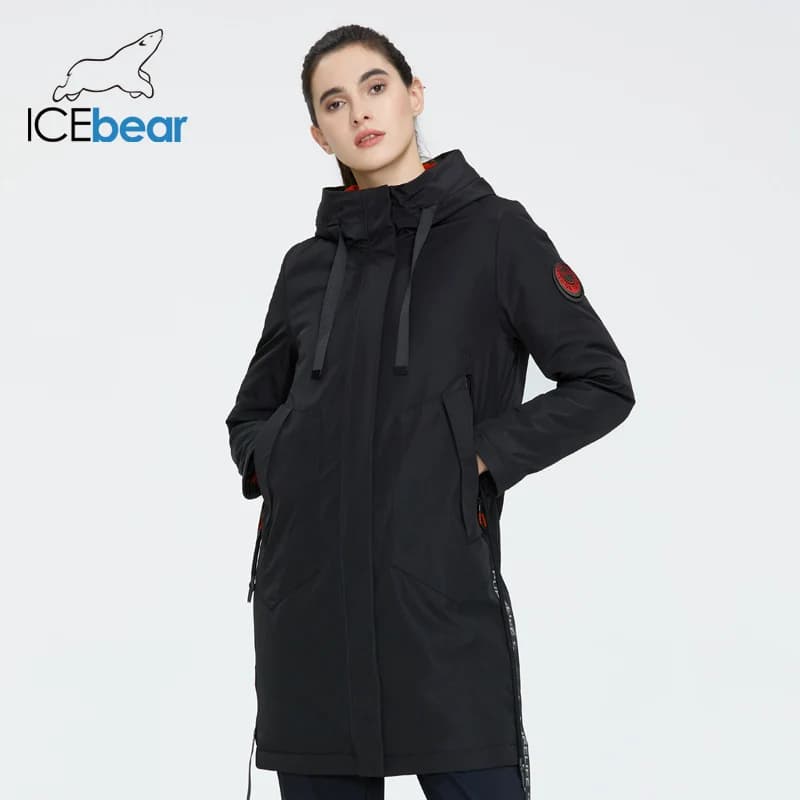 ICEbear – manteau à capuche pour femme, parka décontractée, de qualité, à la mode, marque, nouvelle 