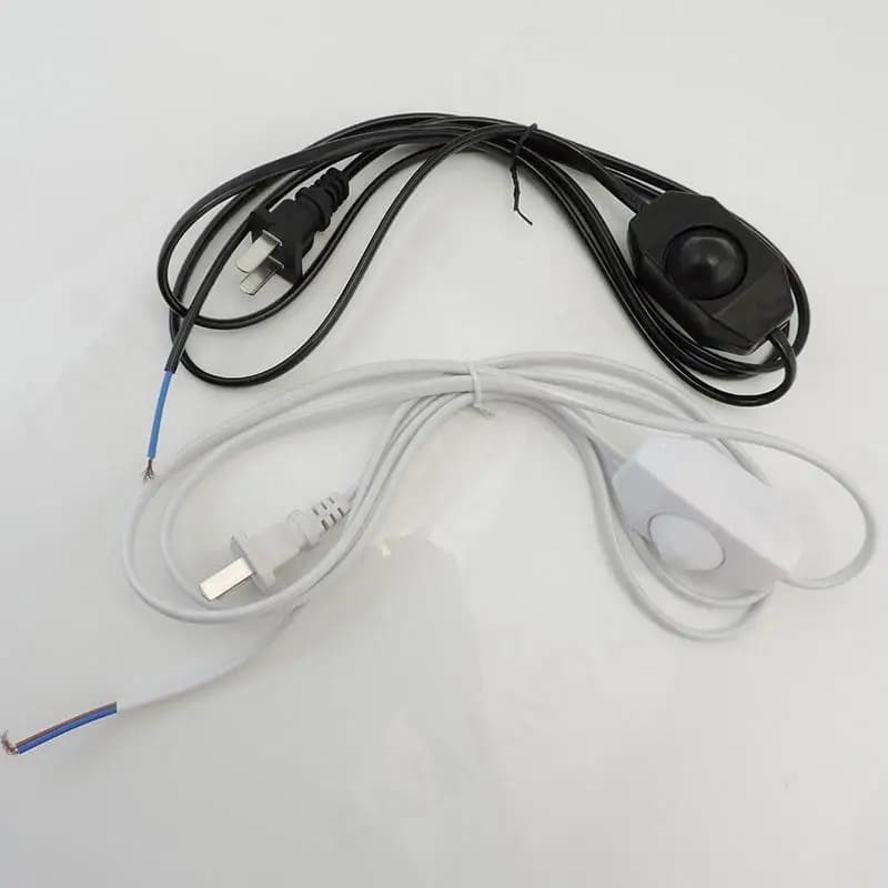 Câble d'interrupteur d'alimentation à intensité variable, ligne de lampe modulateur convaincue, cont