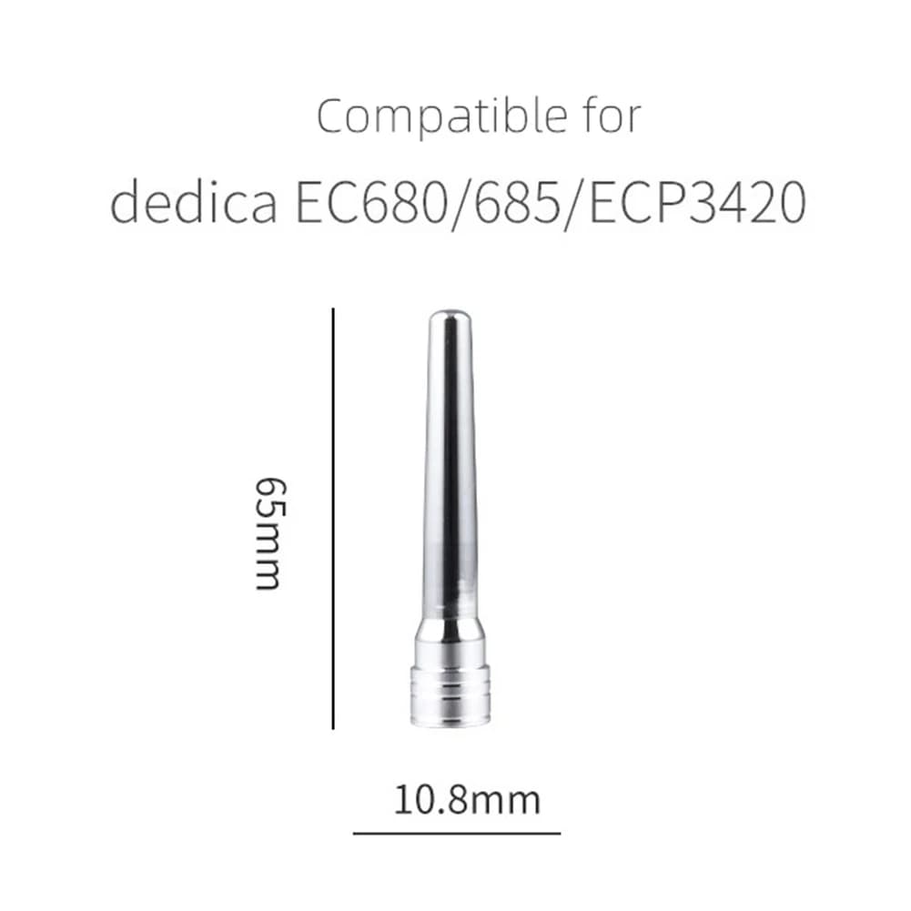Embout de buse de vapeur en acier inoxydable pour Delonghi Dedica, tube intérieur en mousse de lait,