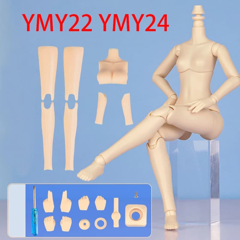 20cm 21cm Ymy 22 24 corps articulé mobile accessoires de remplacement main fille garçon corps pour O