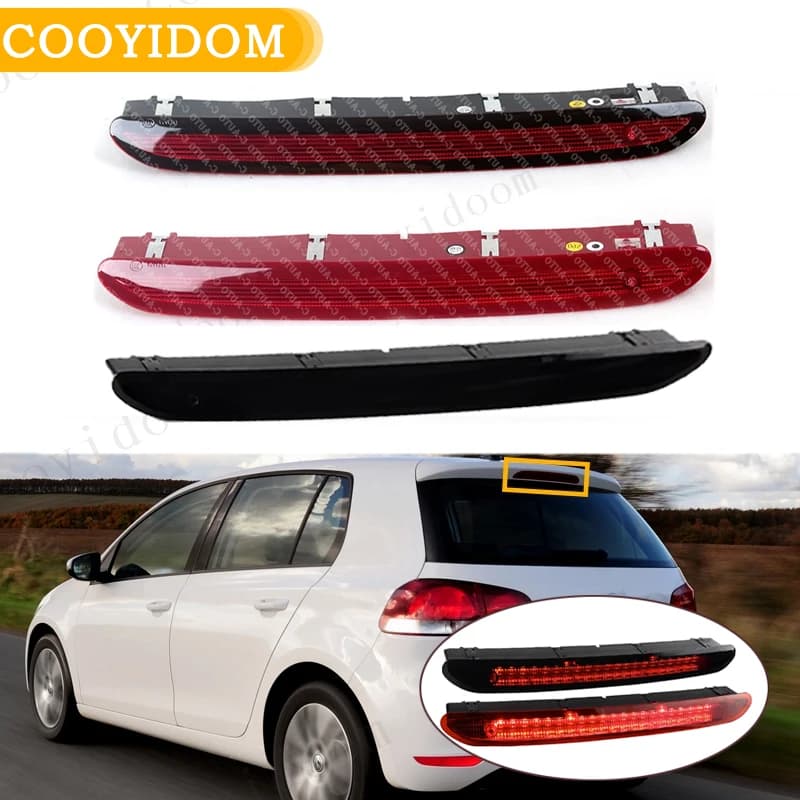 Troisième feux stop arrière LED, feu de freinage supplémentaire pour Volkswagen Golf 6 Golf 7 Mk6 Po