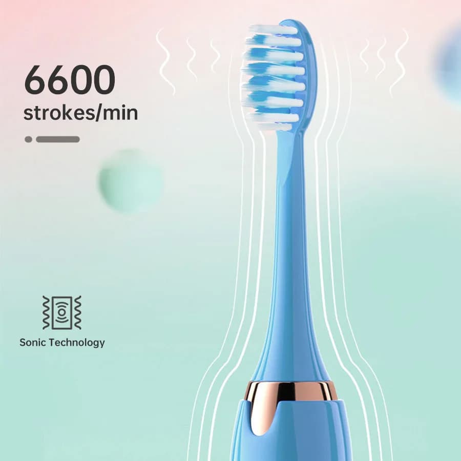 Tongwode nettoyage buccal brosses à dents électriques longue durée intelligente sans fil Rechargeabl