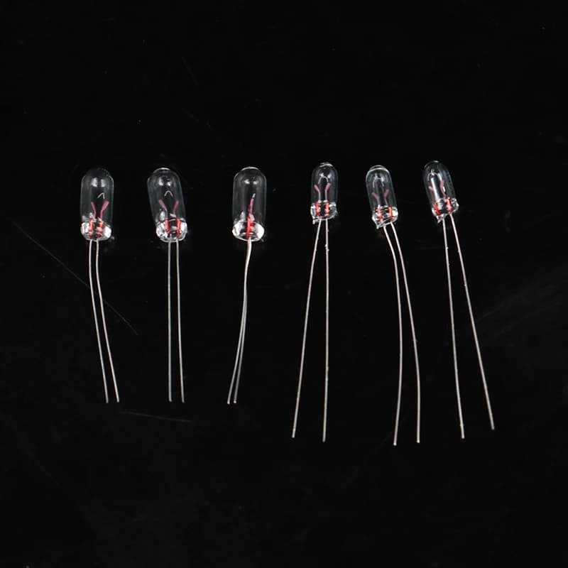 Ampoule Miniature 3mm/4mm 6V 12V, 20 pièces, ampoule Edison à Filament incandescent, riz, vente en g