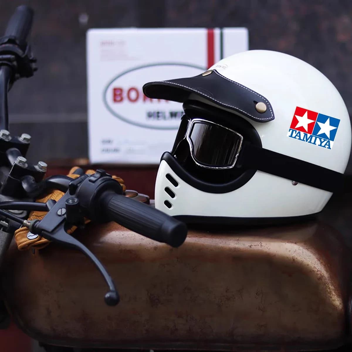 TAMIYA avertissement de sécurité réfléchissant Moto autocollants voiture Moto vélo e-bike Scooter ré