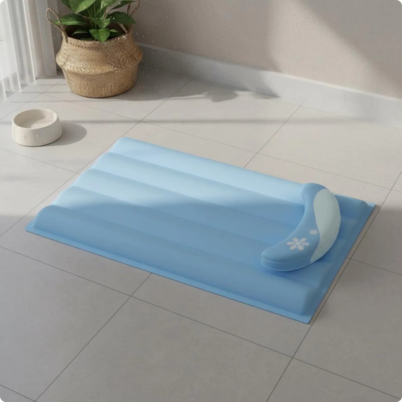 Lit rafraîchissant pour chiens et chats, tapis de couchage confortable pour animaux de compagnie en 