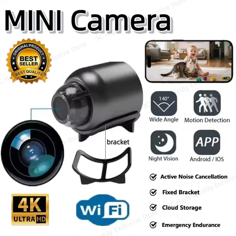 Vision nocturne détection de mouvement caméscope Cam Mini 1080P caméra sans fil Surveillance sécurit