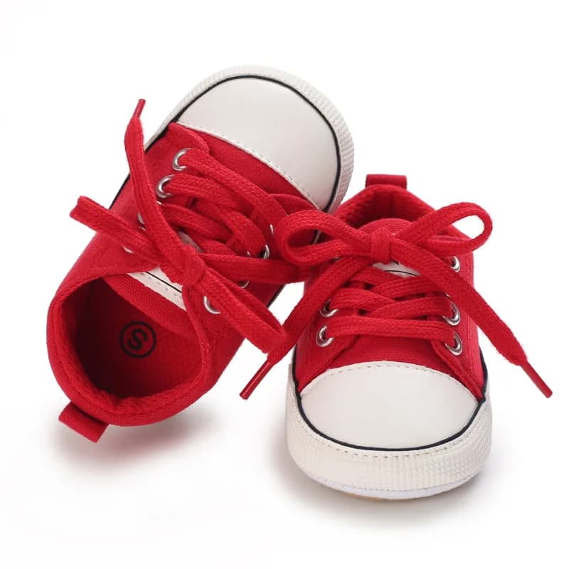 MRovior-Baskets en Toile pour Bébé Garçon et Fille de 0 à 18 Mois, Chaussures Confortables, Souples,