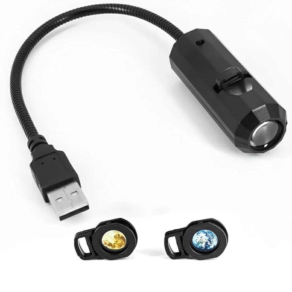 Le plus récent Mini USB lune lumière projecteur Led Globe étoile galaxie lampe éclairage de nuit pou