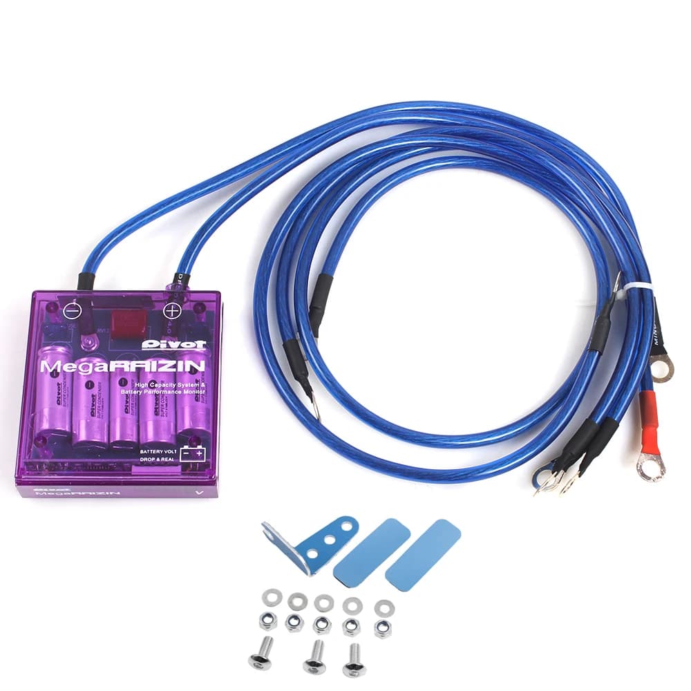 Stabilisateur Mega RAIZIN Volt universel/avec 5 fils de terre et RS-BOV015 d'affichage à LED