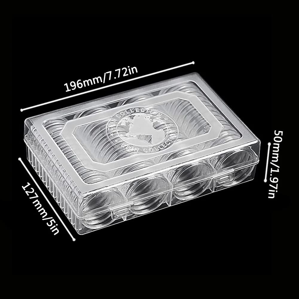 Boîte de collecte pour pièces de monnaie, porte-monnaie, capsules de stockage, boîtes de protection,
