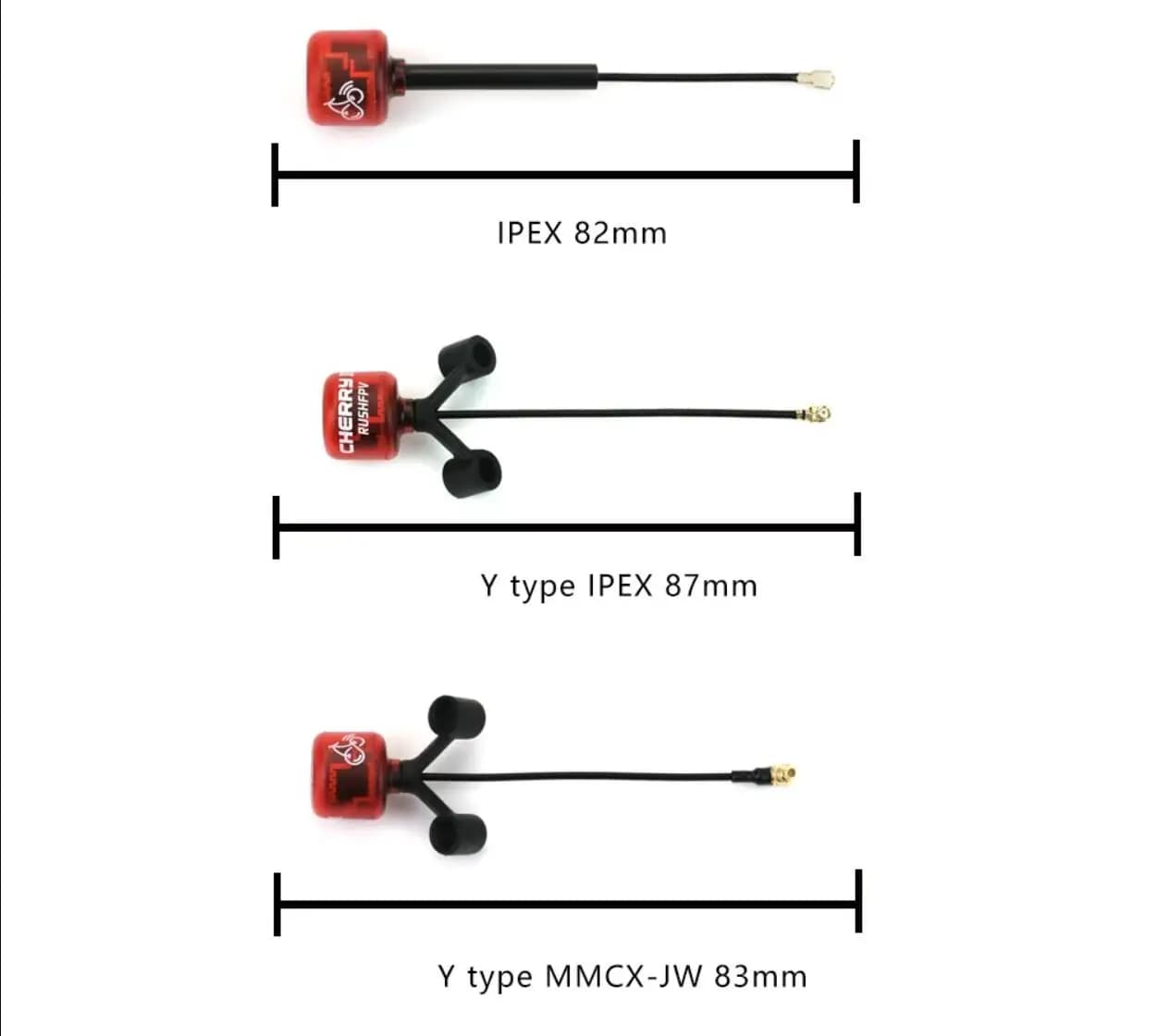 Antenne de course longue portée pour importateur quadricoptère FPV, Rush None II, FPV, 5.8G, LDS, LH