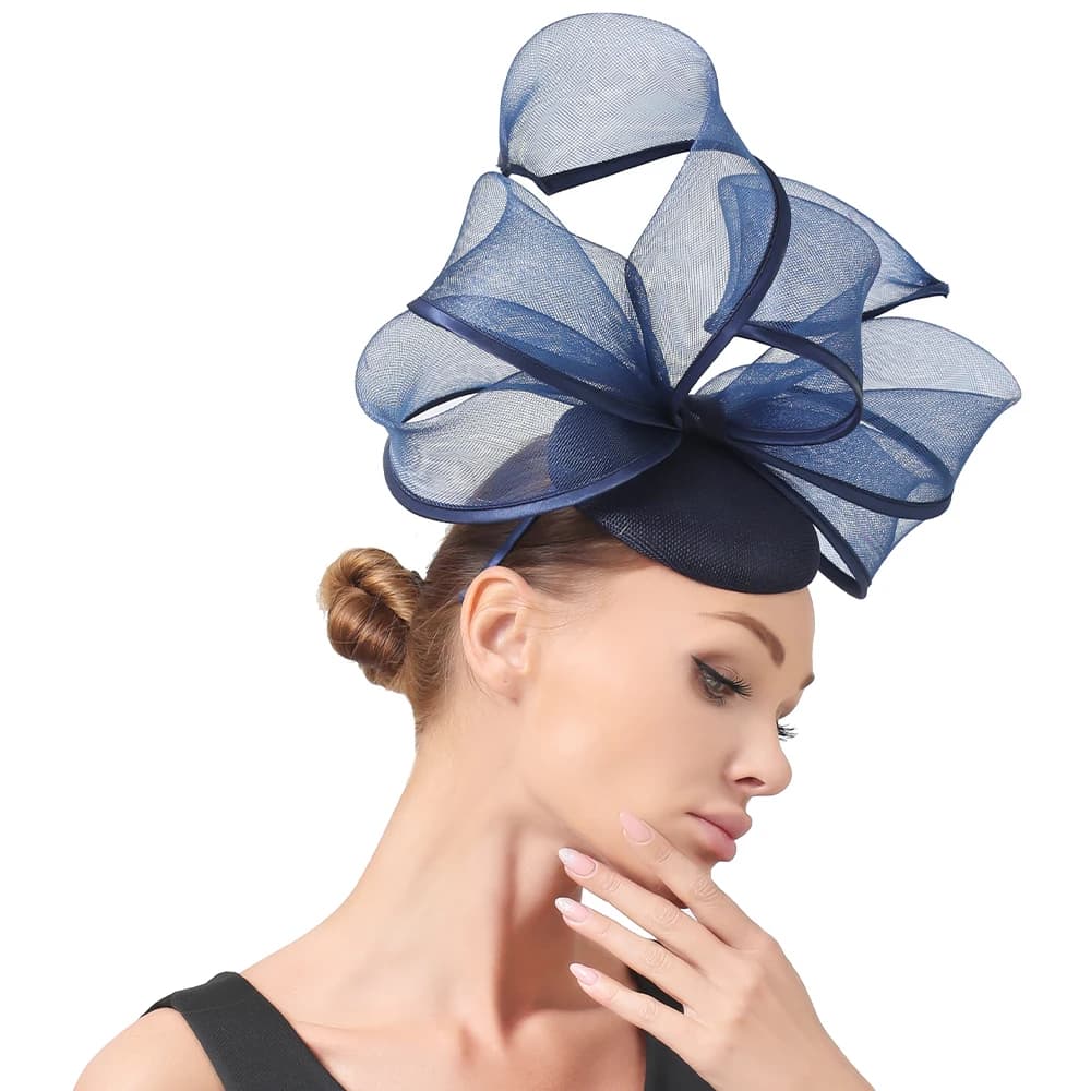 Fascinator bébé chapeau femmes Nylon adulte Polyester fête mariage Fascinators or Fascinator XMF603 