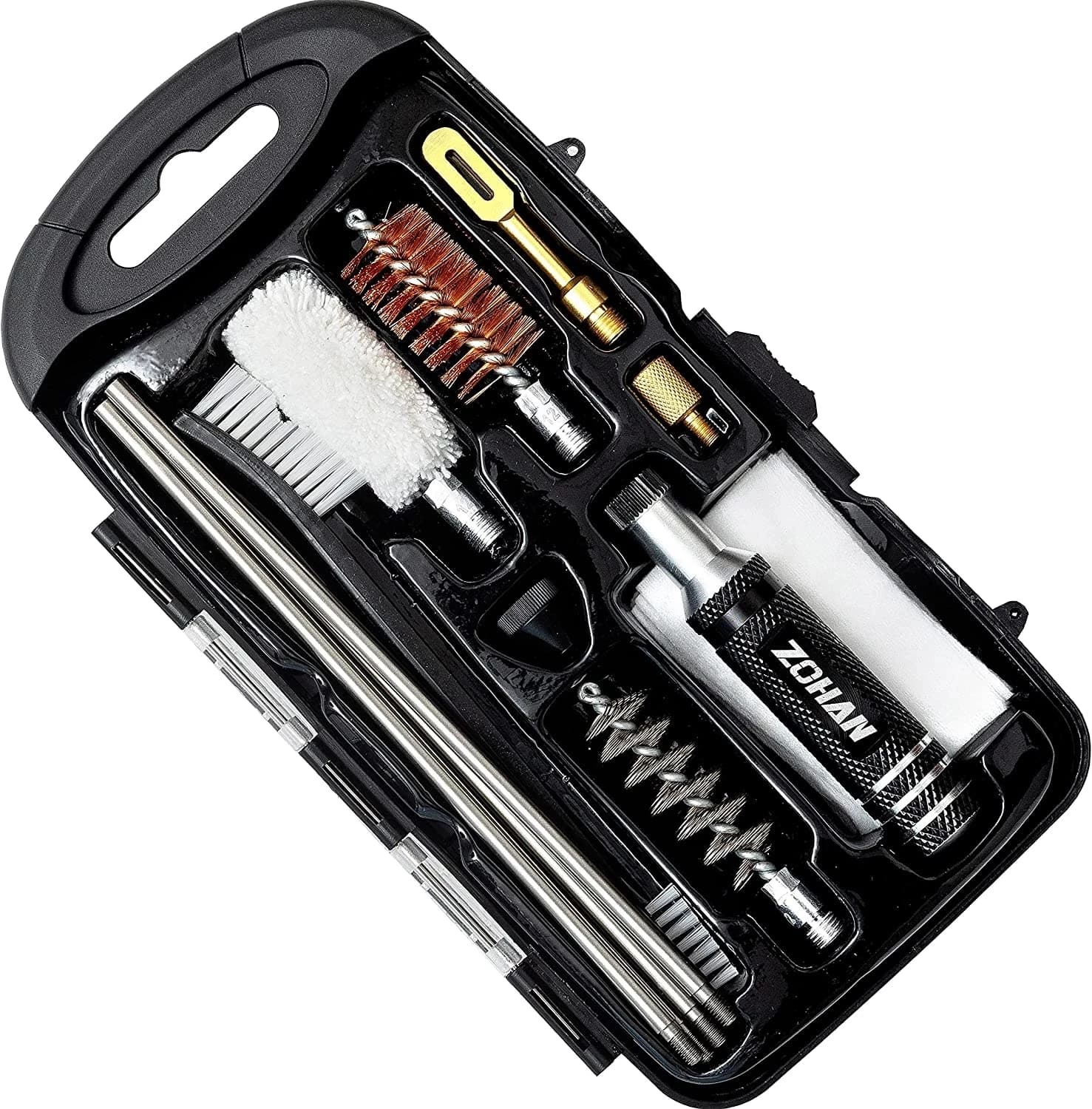 ZOHAN – Kit de nettoyage pour pistolet de chasse, calibre 12, fournitures de nettoyage universelles 