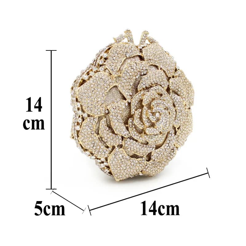 Sac à main de soirée en biscuits pour femme, rose élégante, sac de mariée de mariage, sac à main de 