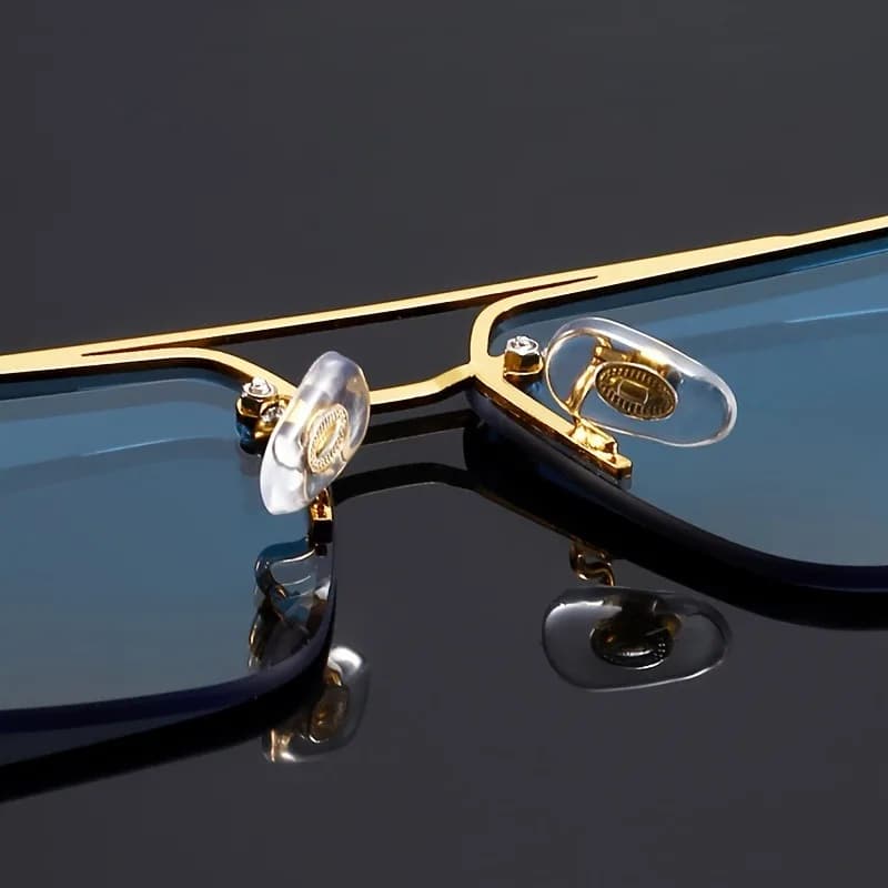 Lunettes de soleil rectangulaires à Double faisceau pour hommes et femmes, verres de soleil carrés s
