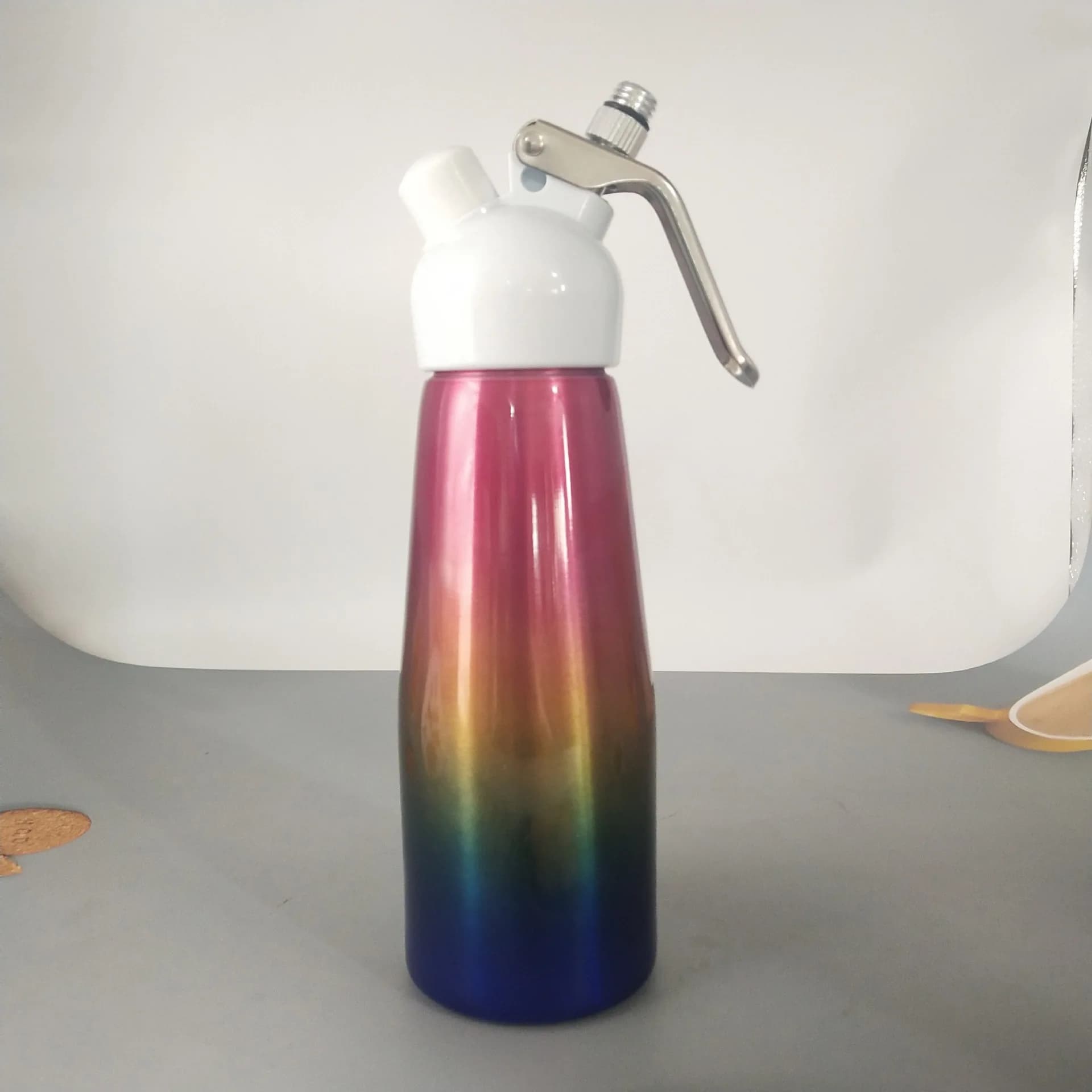 Distributeur de crème fouettée, 250/500ml, ustensile de cuisine, pour faire mousser les desserts, av