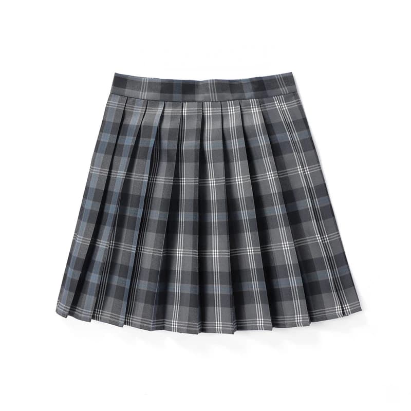 Jupes plissées à carreaux taille haute pour femmes, Mini jupe de Tennis, uniforme scolaire japonais 