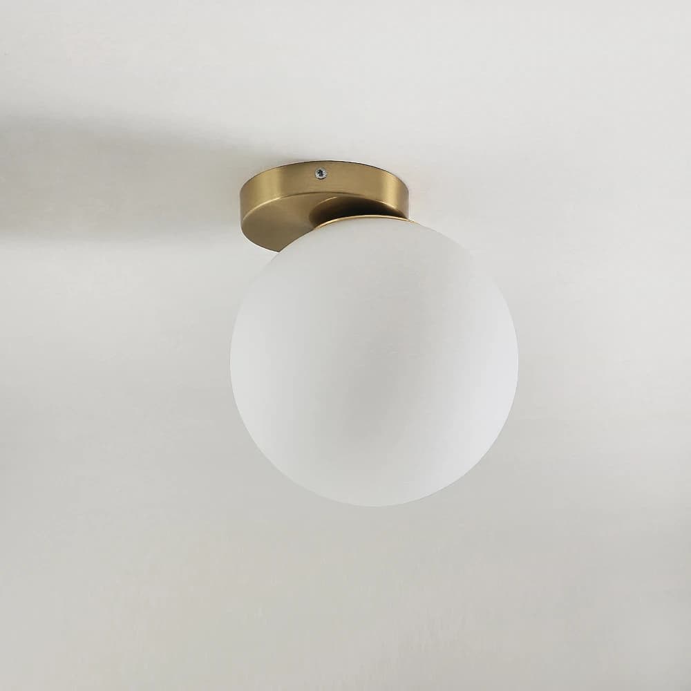 Applique murale moderne boule de verre de luxe or non aligné boule applique salon chambre chevet esc