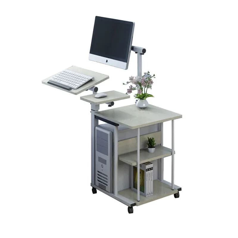Bureau debout relevable réglable pour ordinateur portable, table d'ordinateur portable, petite table