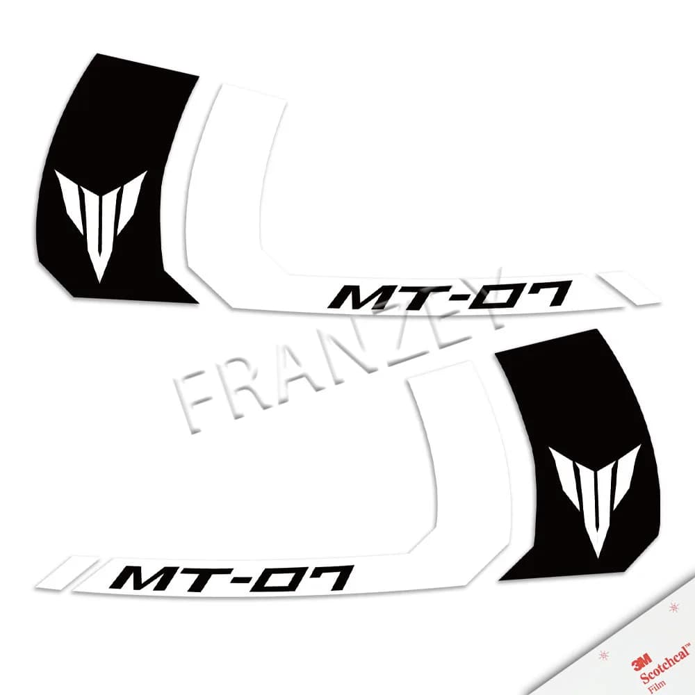 Autocollant de réservoir de carburant de moto, autocollant de Logo à rayures 3M, accessoires impermé