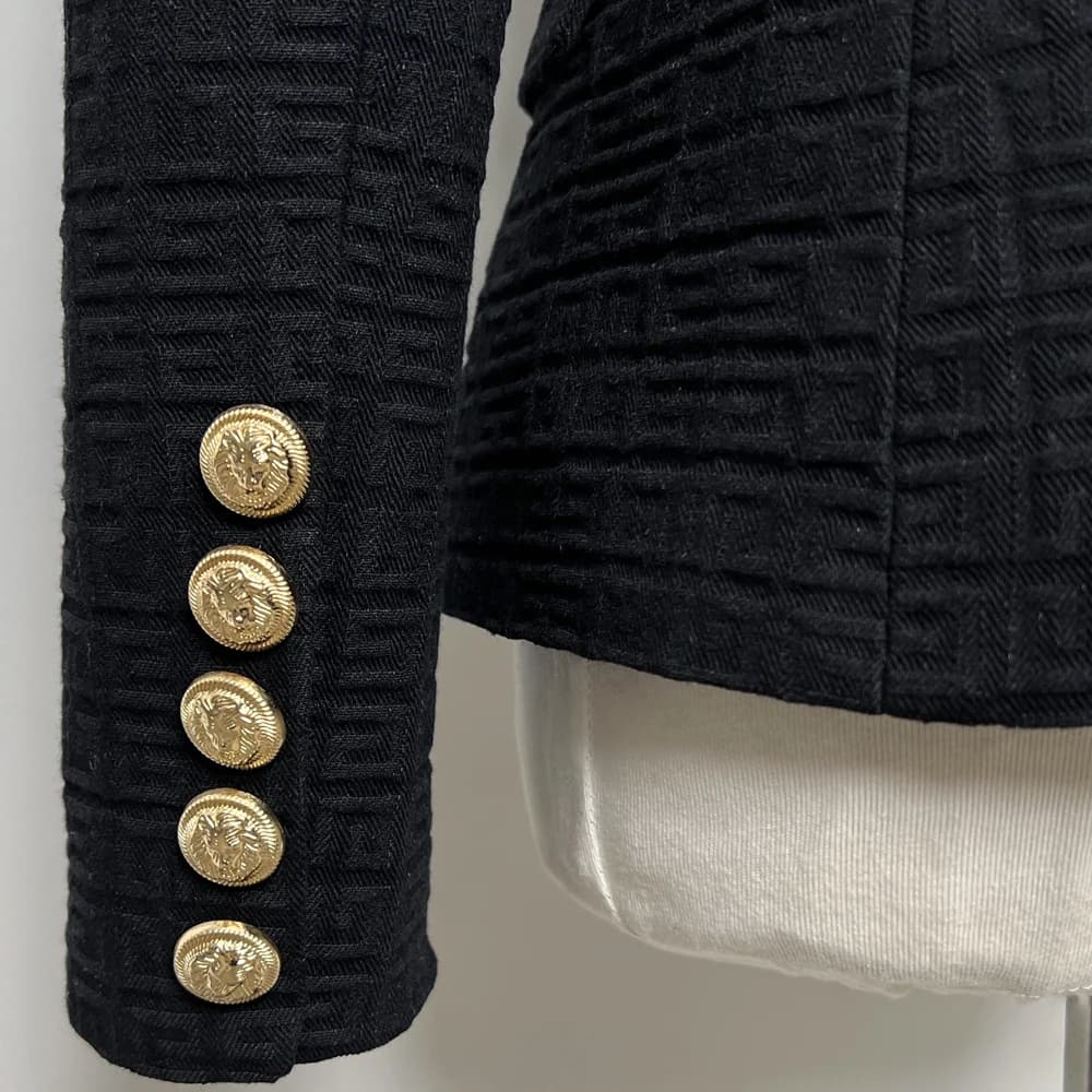 S-5XL2022 printemps et automne nouvelle mode de haute qualité petit costume B Home Lion bouton court