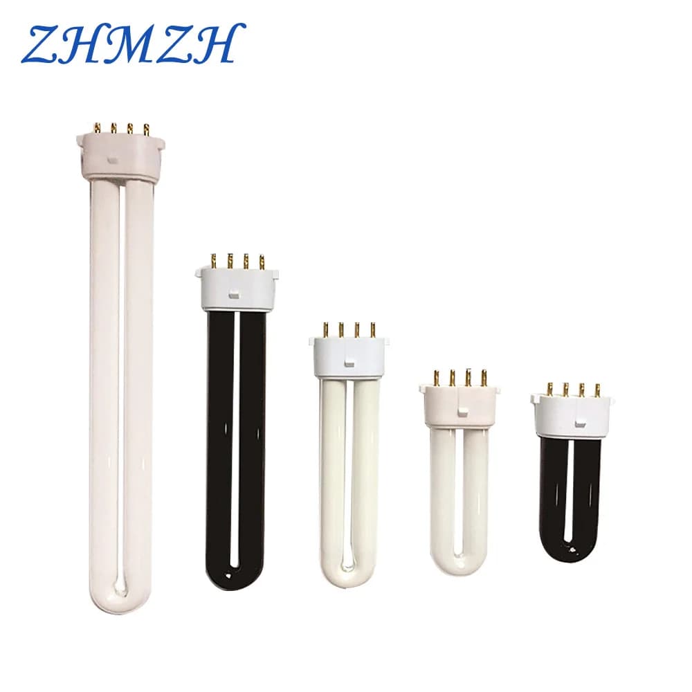 Tube de lampe anti-moustiques 220V, 5W 7W 9W 11W, piège à insectes à quatre broches 2G7, 365nm, choc