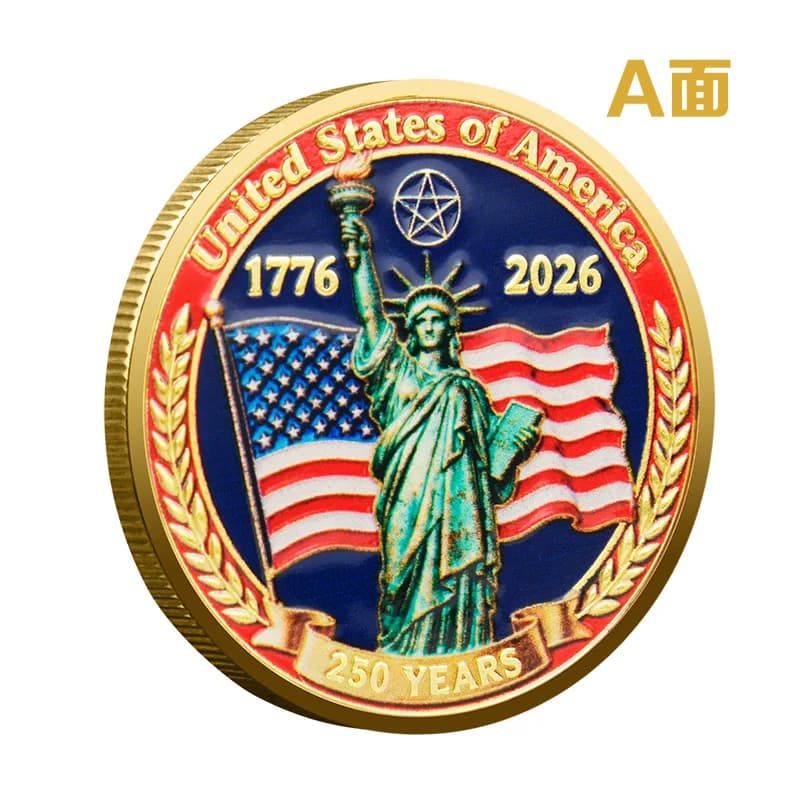 Pièce commémorative du 250e anniversaire des États-Unis, collection Souvenir Statue de la Liberté et