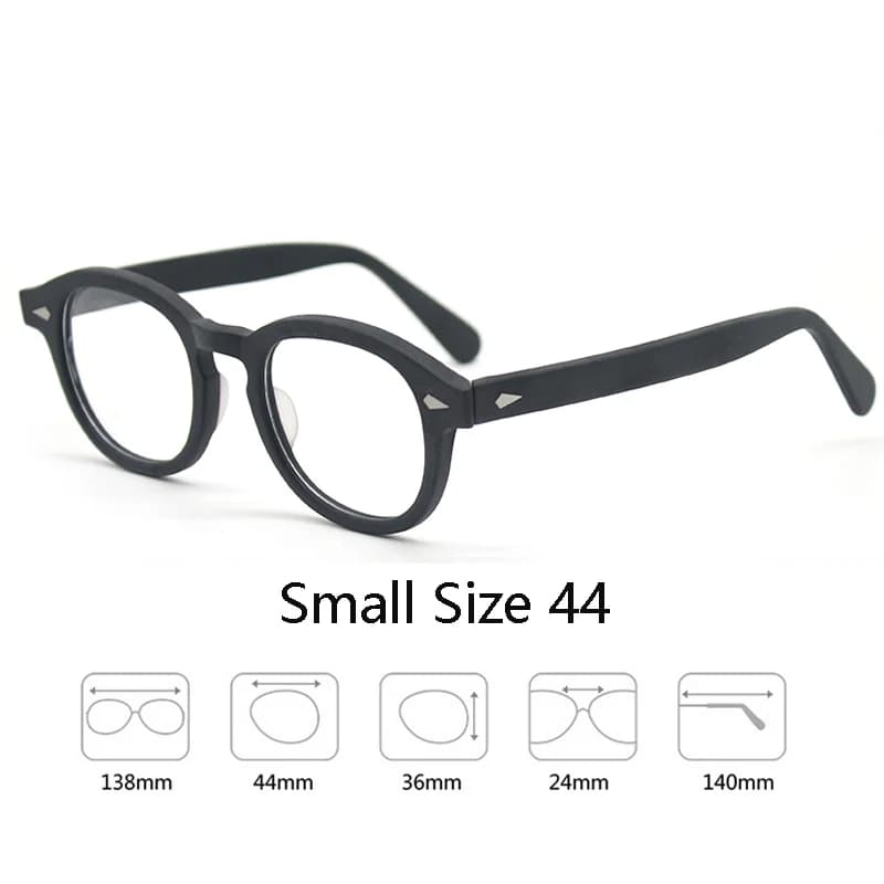 Lunettes de vue pour hommes, style monture transparente, verres transparents, marque Johnny Depp, de