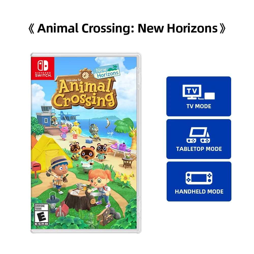 Cartouche d'encre de jeu physique Animal Crossing New Horizons, offres de jeu Nintendo Switch, OLED 
