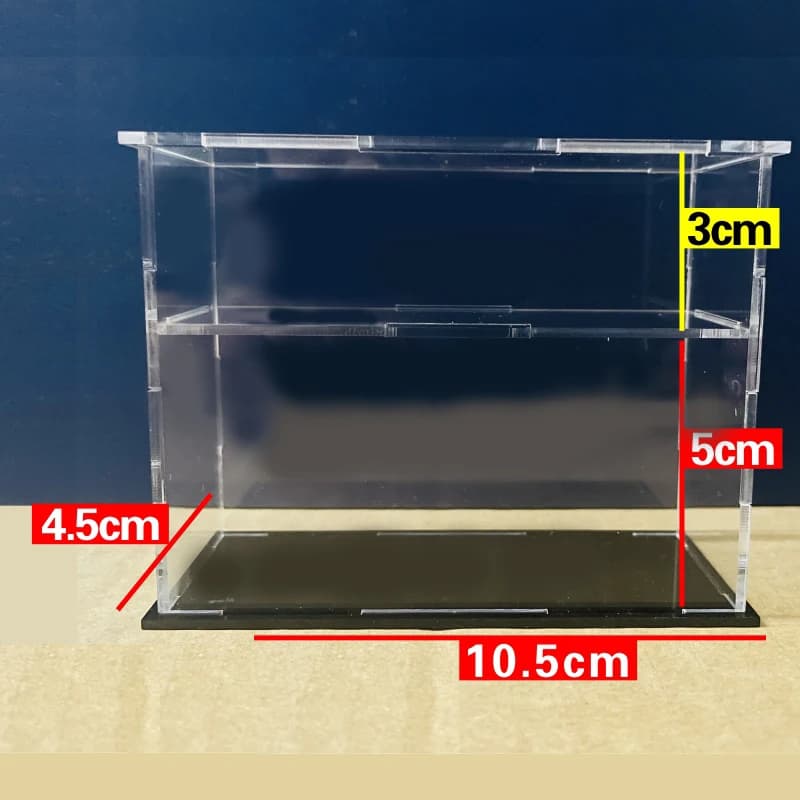 Vitrine en acrylique pour modèles réduits de voitures 1/64, compatible avec Mini Size MiniGT Tomica 