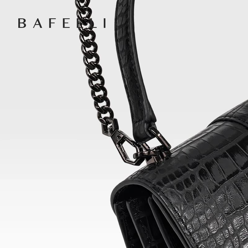 2025 nouveau sac à main femme BAFELLI sacs en cuir véritable pour femmes marque de créateur de luxe 