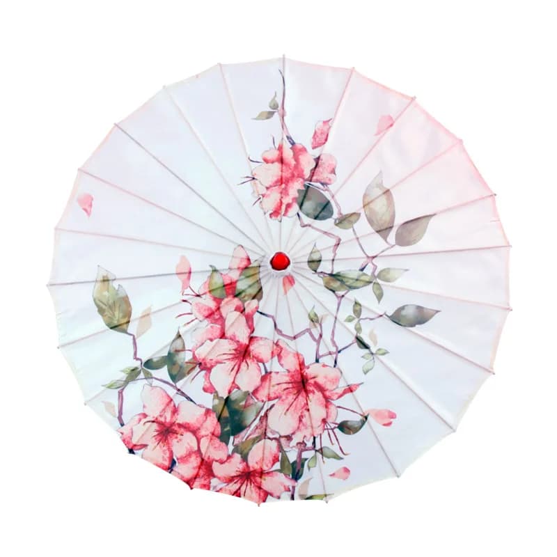 Parapluie en papier huilé de style prairie, performance de danse de style chinois, décoration de pla