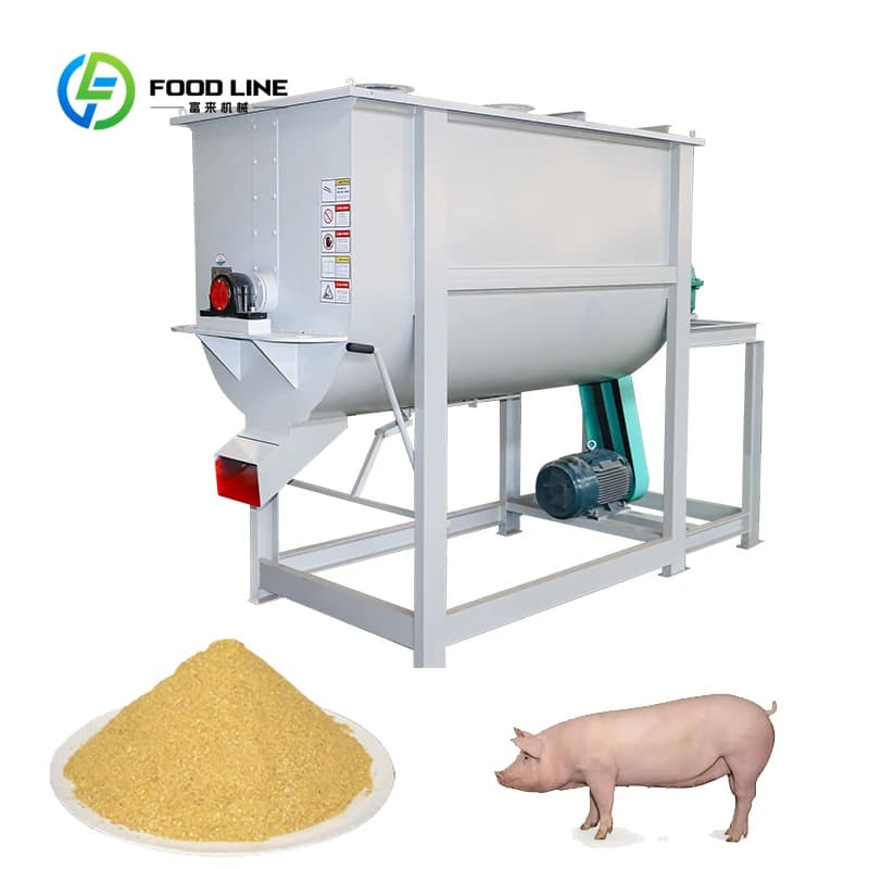 Mélangeur d'aliments pour volailles personnalisé de haute qualité pour poulets, élevages professionn