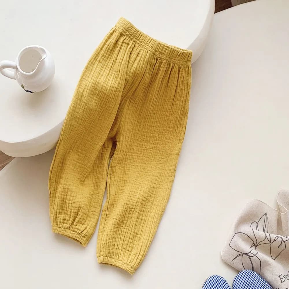 Printemps été pantalon résistant aux moustiques enfant en bas âge nouveau pantalon ample décontracté