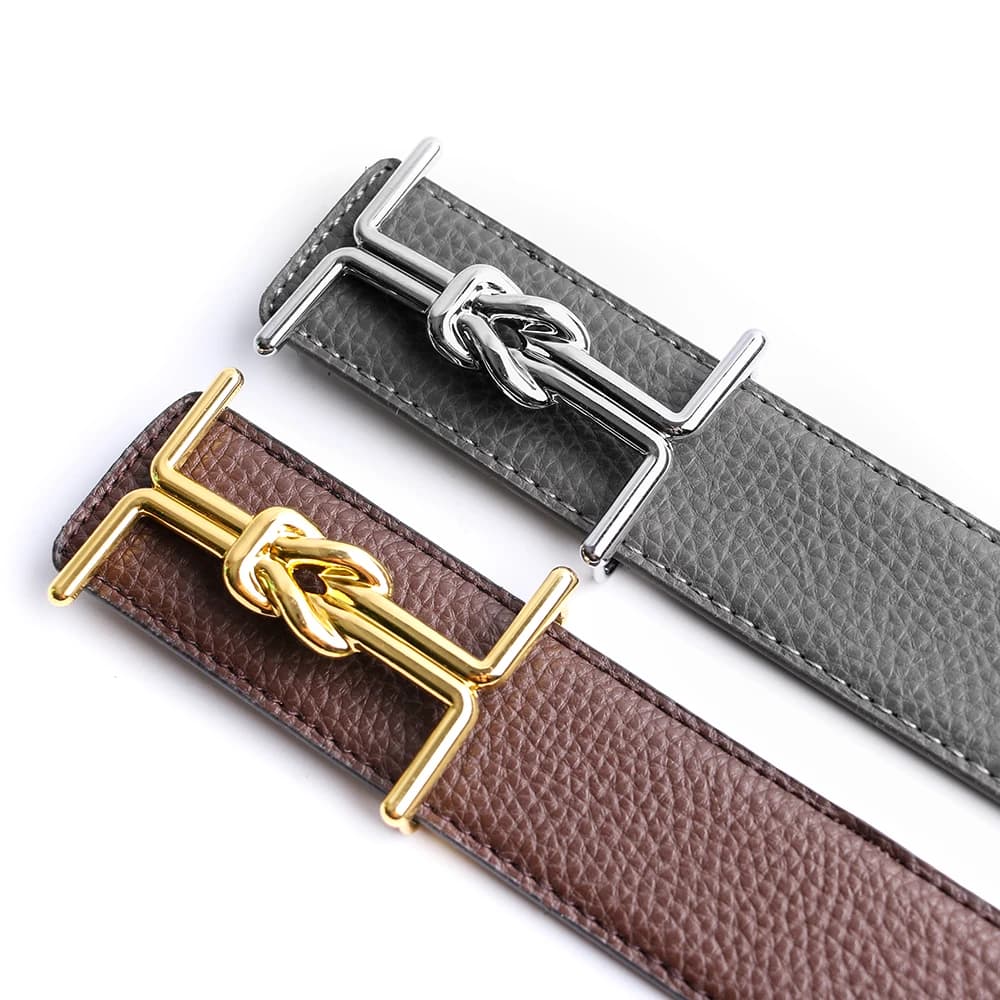 Ceinture à boucle ardillon pour hommes et femmes, marque de luxe de styliste, haute qualité, en cuir