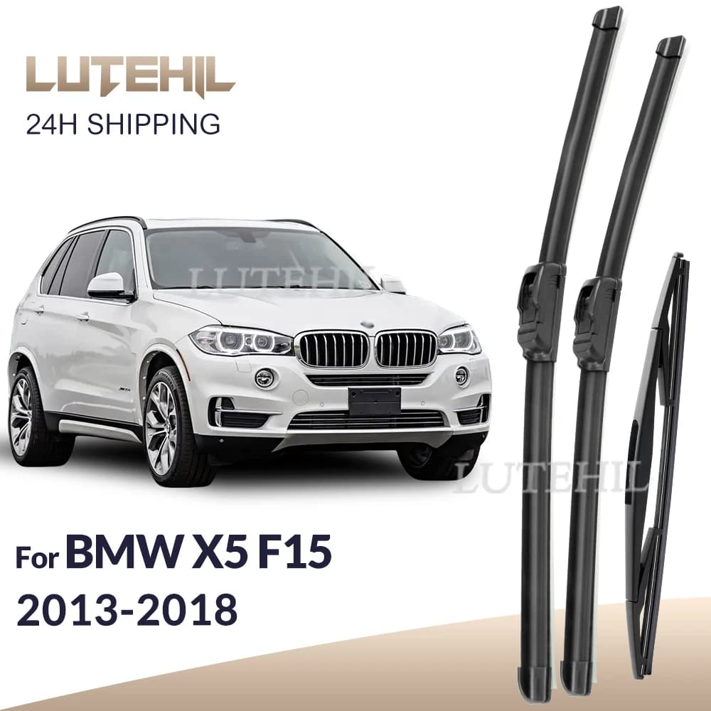 Pour BMW X5 F15 2013-2018 2014 2015 2016 2017 essuie-glace avant et arrière balais d'essuie-glace pa